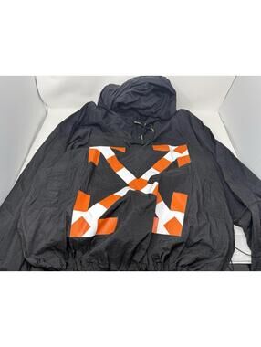 Off White Virgil Rain Jacket Mca Logo Print Size Large